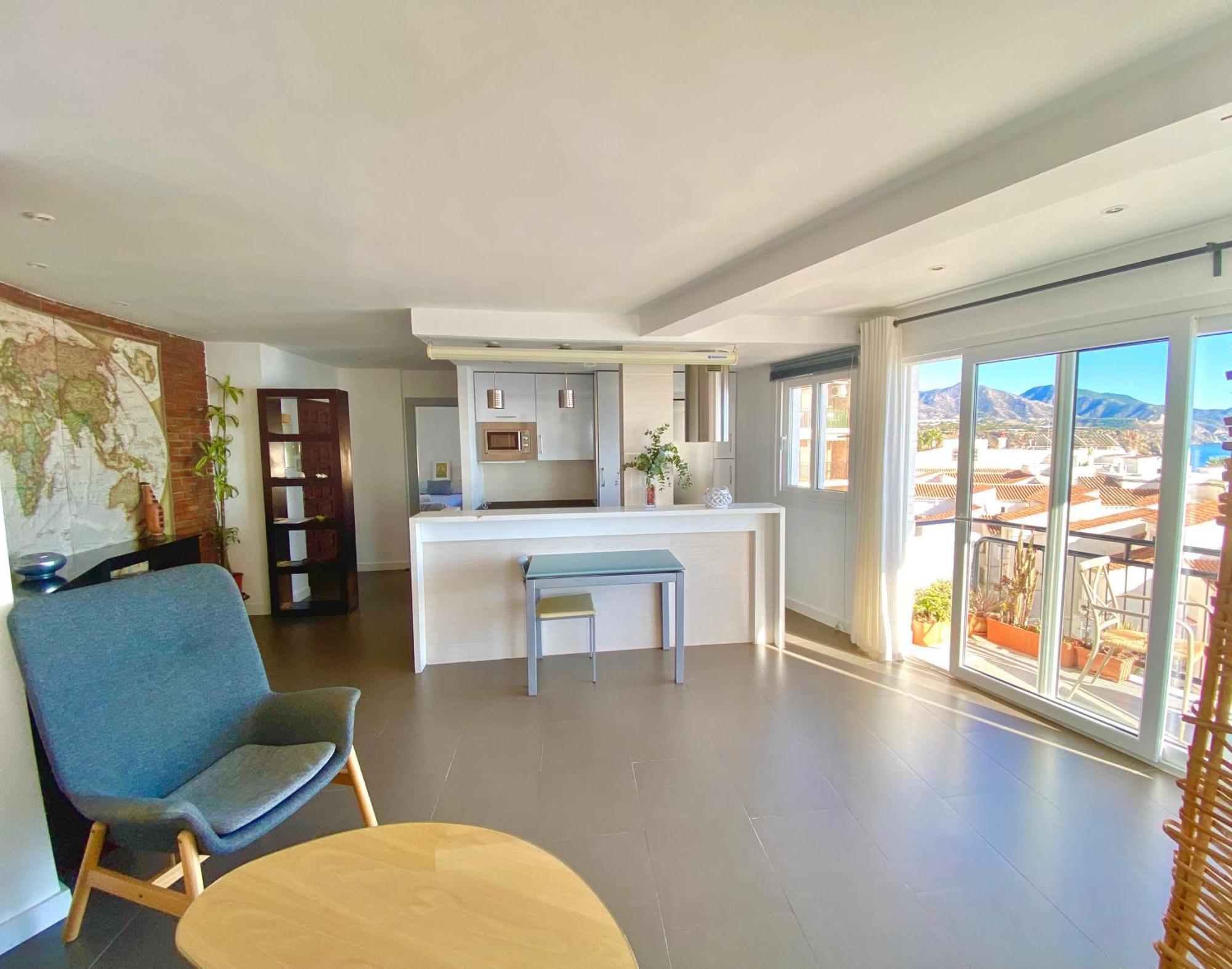 Modern Apartment Stunning Sea Views And Pool Nerja Εξωτερικό φωτογραφία